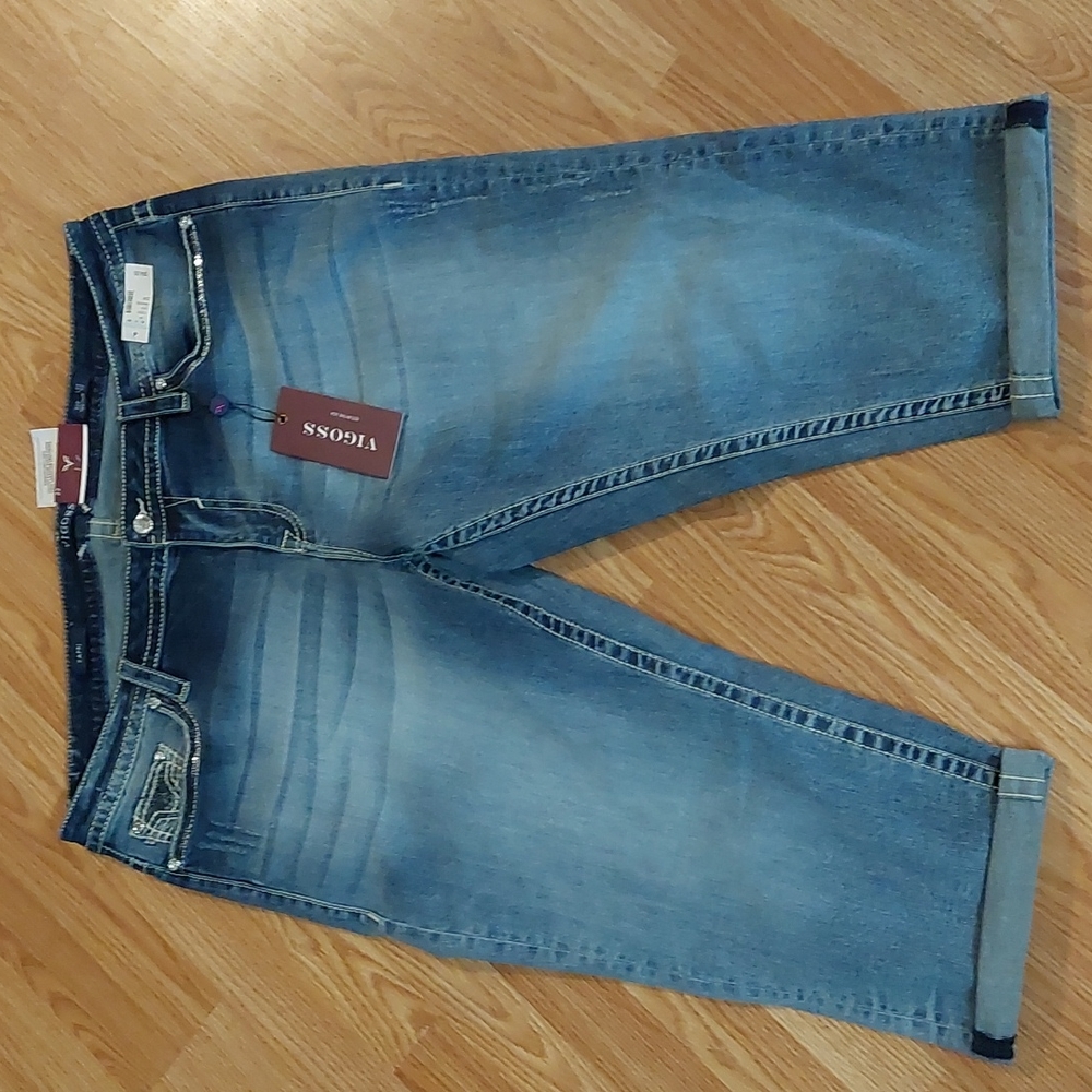 Vigoss, capri,jeans, size 22/L21, sretch